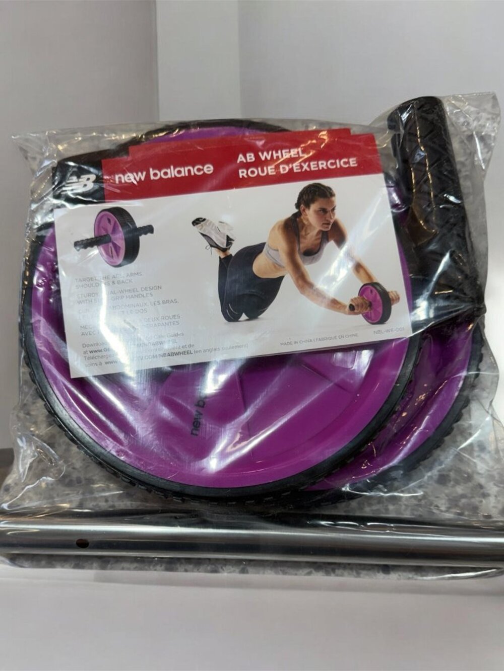 New Balance Ab Wheel (Purple) NWT